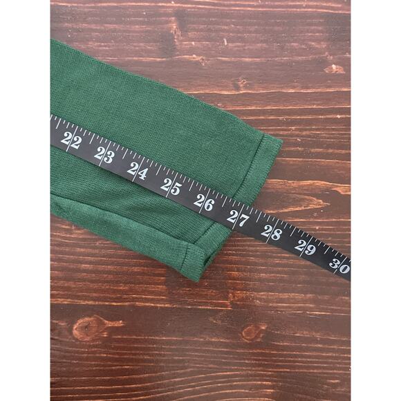 VTG Frederick’s of Hollywood Cowl Neck Body Sweater Dress S Forest Green Glam - Picture 9 of 11